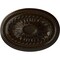 Ekena Millwork Saverne Ceiling Medallion, Hand-Painted Bronze, 18 1/2"W x 13 1/2"H x 1 7/8"P CM18SABZS - alternate 1